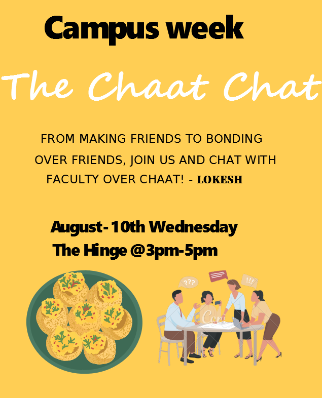 The chaat chat campus week 2022
