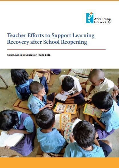 Field Study Teacher Efforts to Support Learning Recovery after School Reopening8527 Page 01