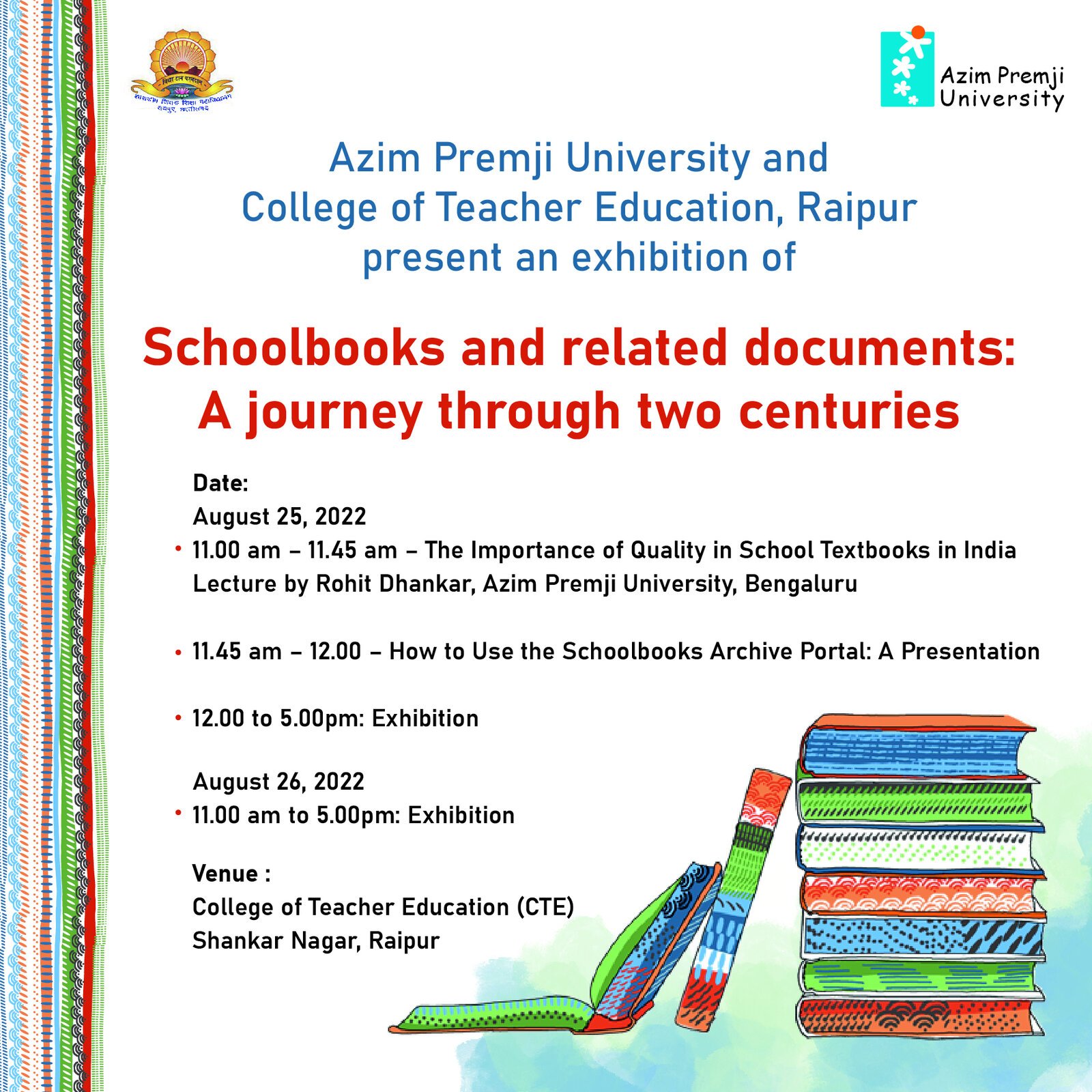 Schoolbooks Archive Exhibition Raipur