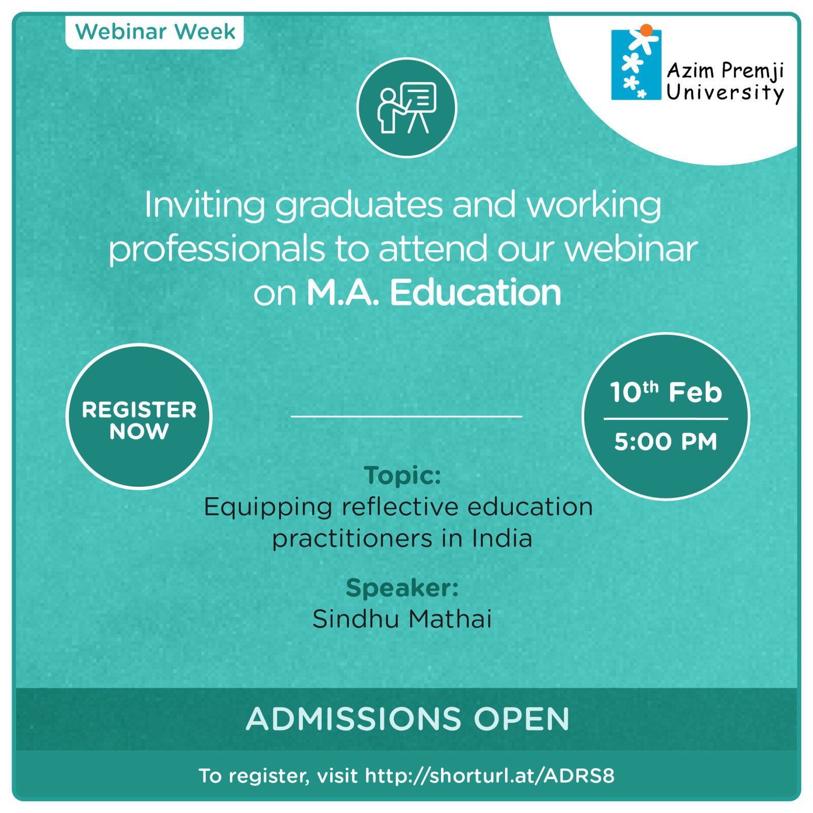 Webinar MA Education