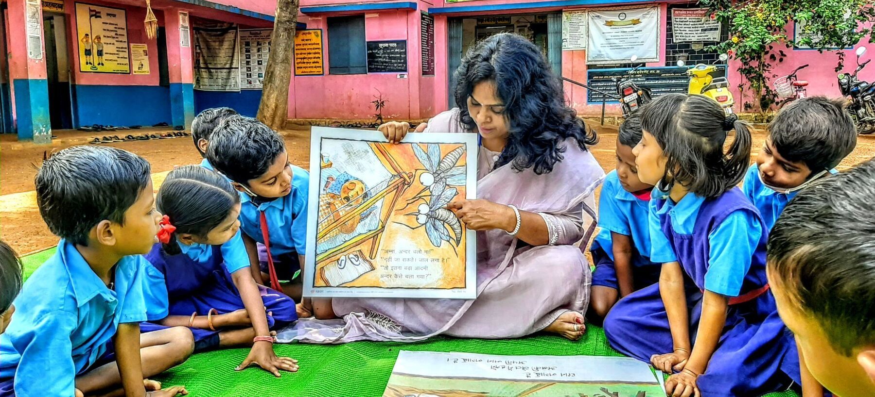 Involving pre-primary students through posters