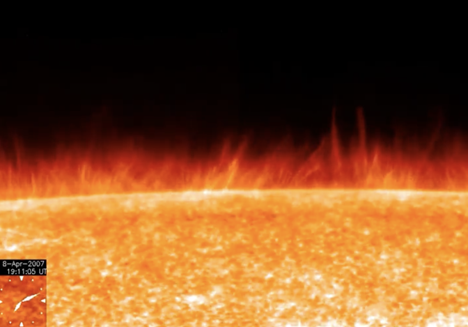 Solar specules 2007