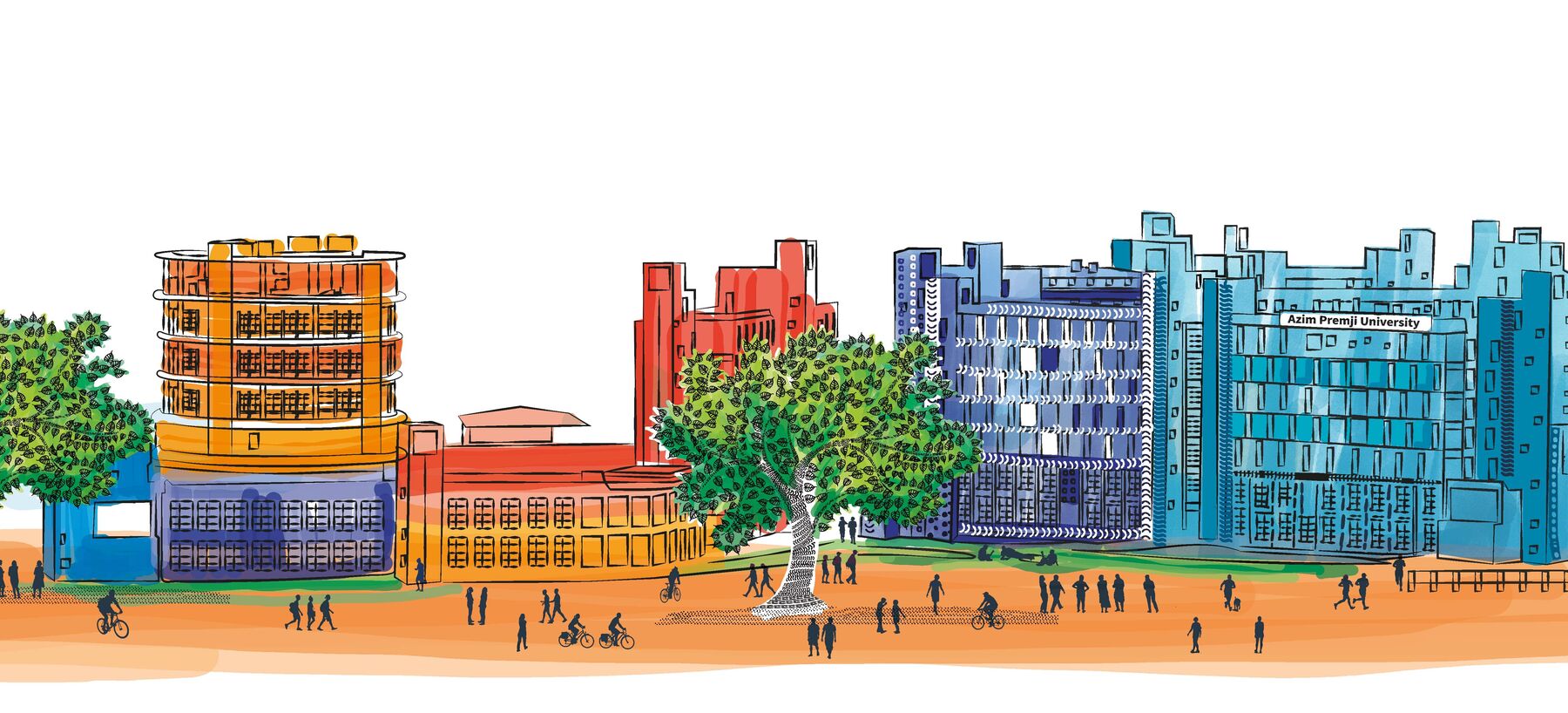 Illustration full with out clouds