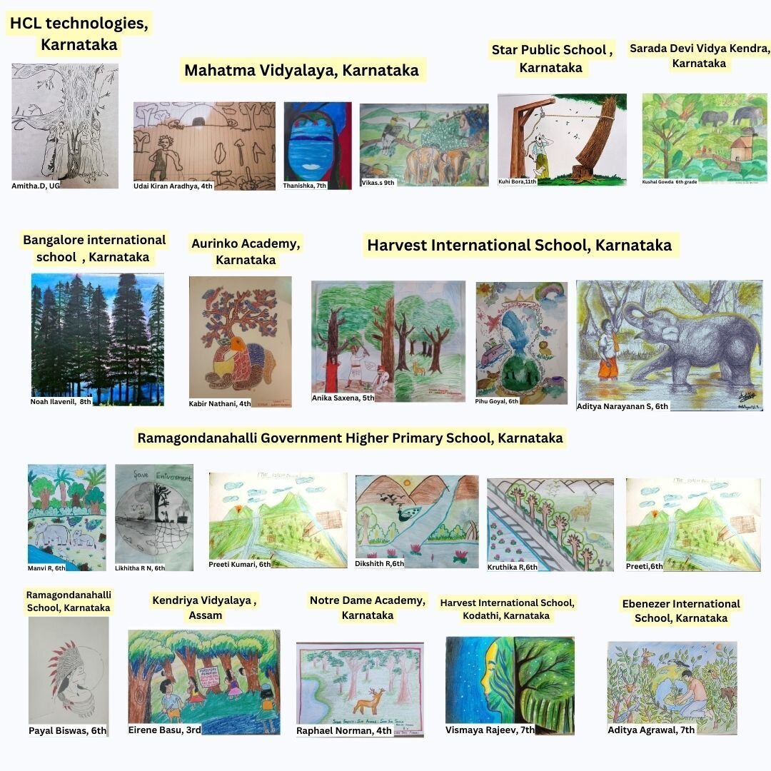 Paintings by different schools