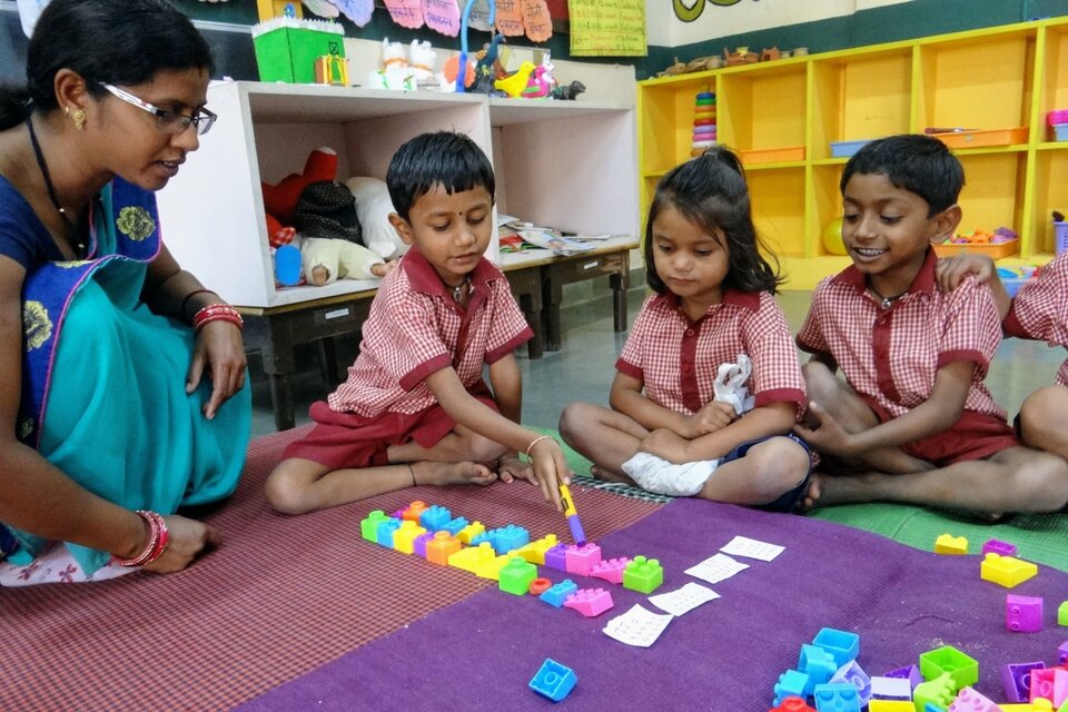 Cubes Activity based learning by children