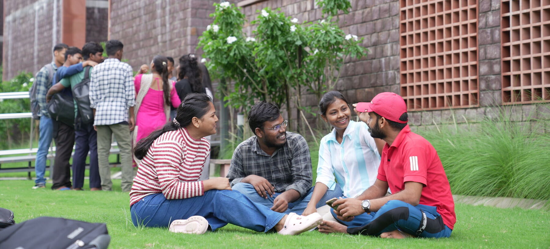 Bhopal Students Discussion on Ground