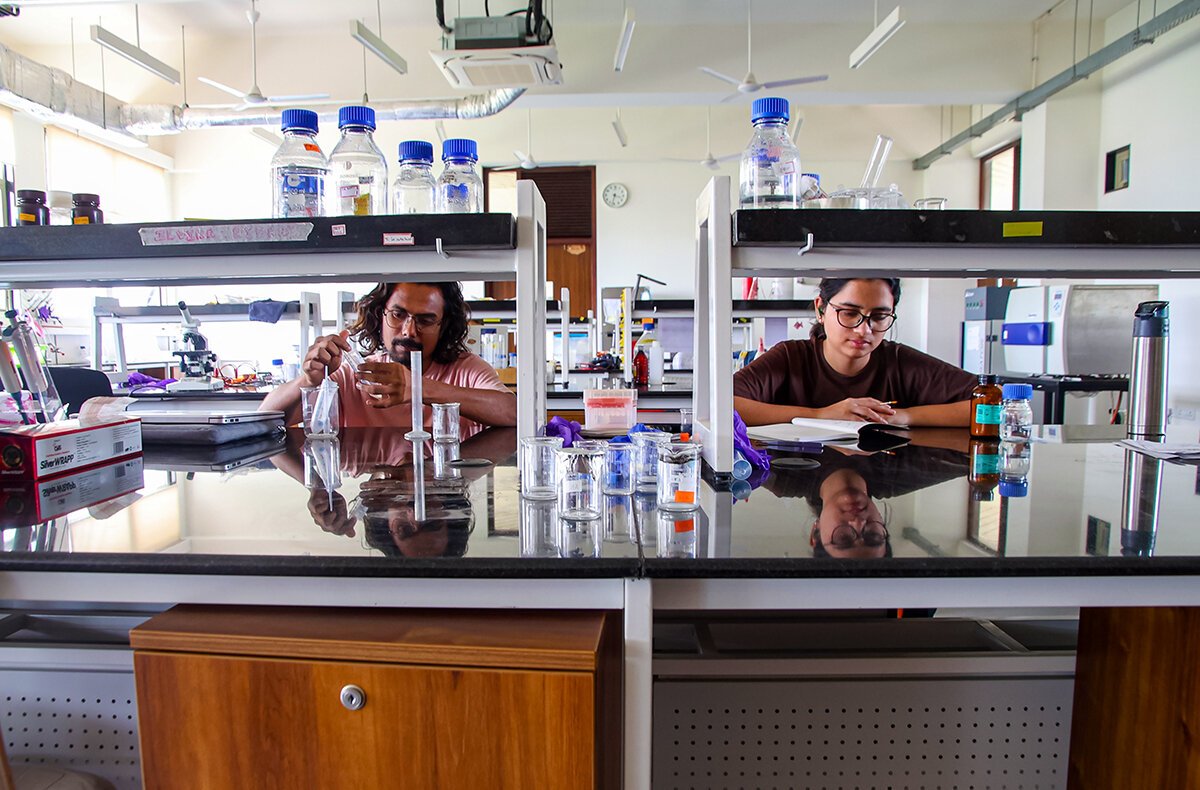 students in laboratory