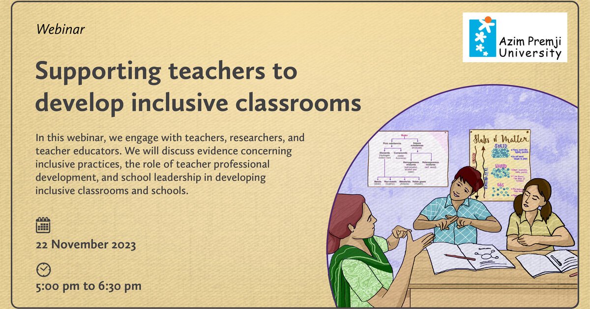 Supporting Teachers to Develop Inclusive Classrooms - Azim Premji ...
