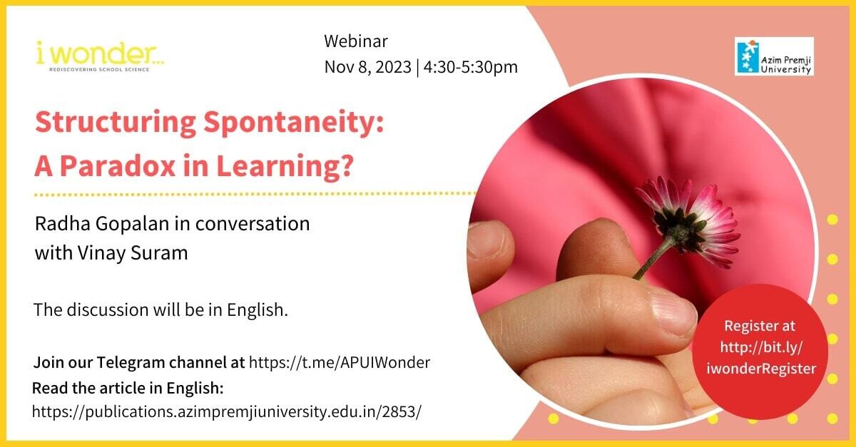 I wonder webinar 8th Nov 2023 LN