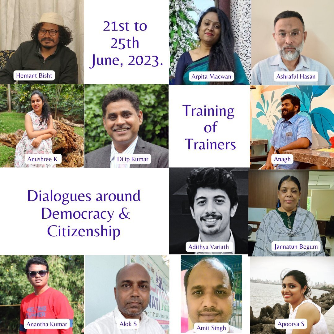 Training of Trainers on Dialogues Around Democracy and Citizenship 1