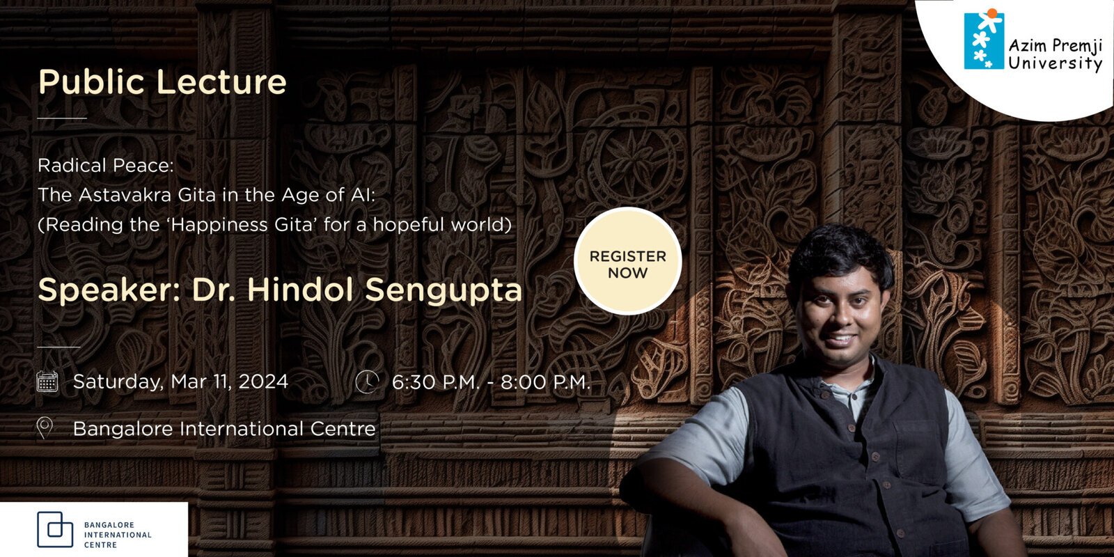 Public Lecture Adapts Hindol Sengupta Web Banner