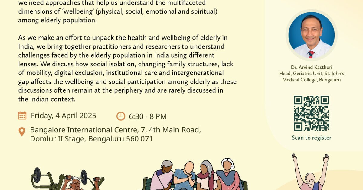The Age of Care : Health and Wellbeing among the Elderly Population in ...