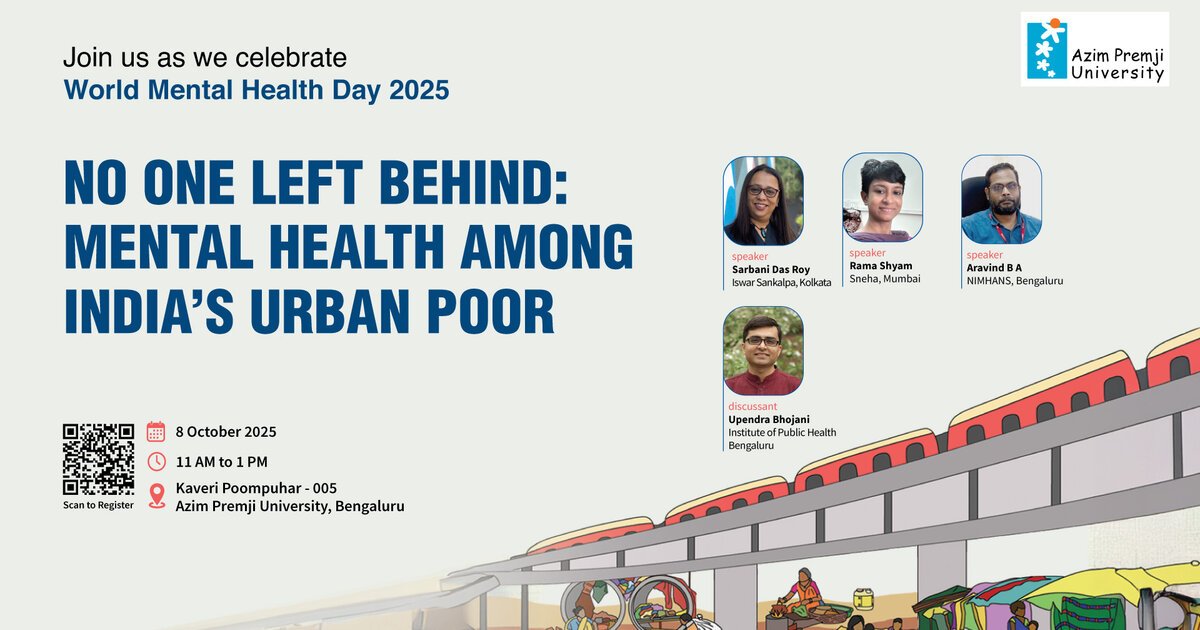 World Mental Health Day 2025 - Azim Premji University