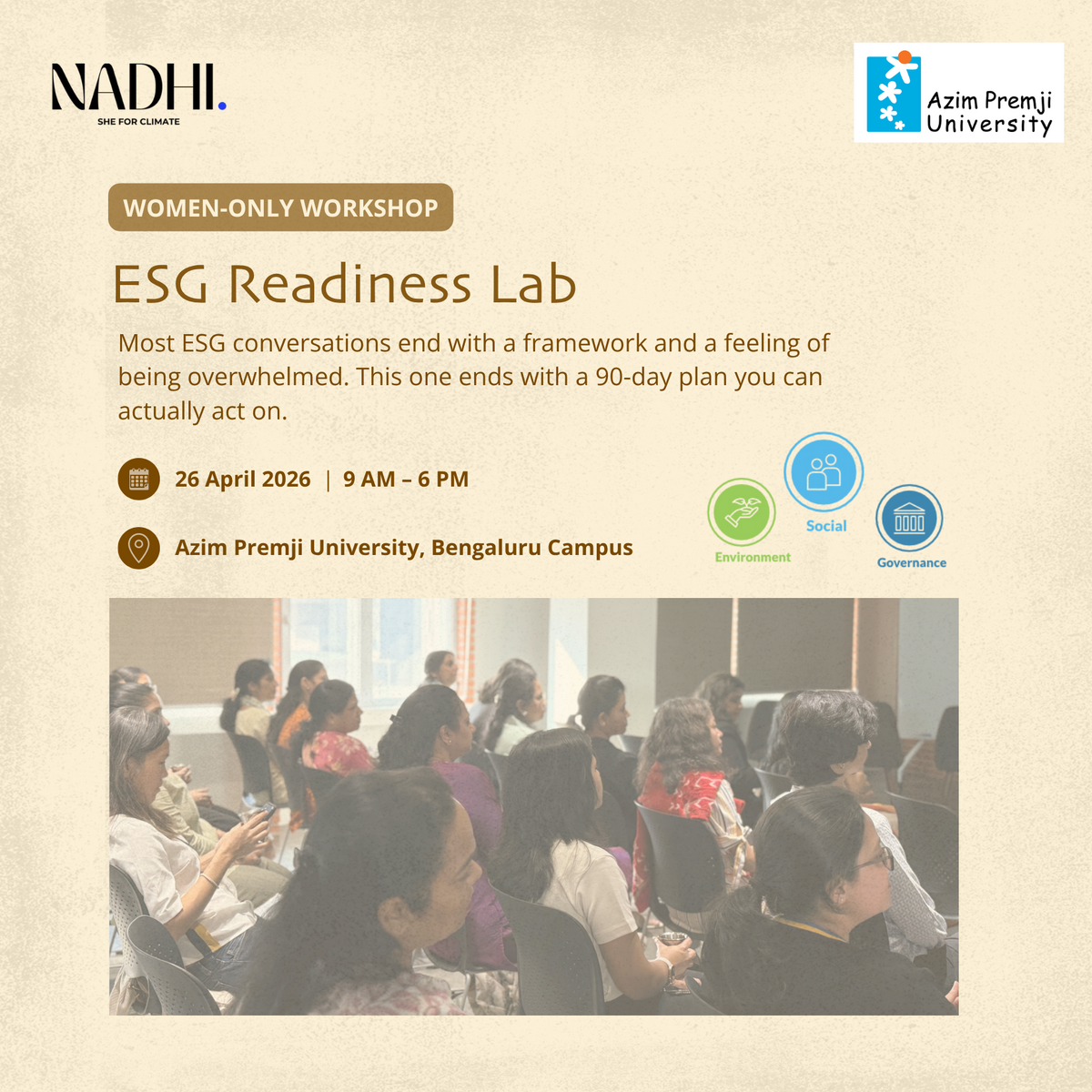 Azim Lab ESG Readiness Lab - Workshop - Azim Premji University