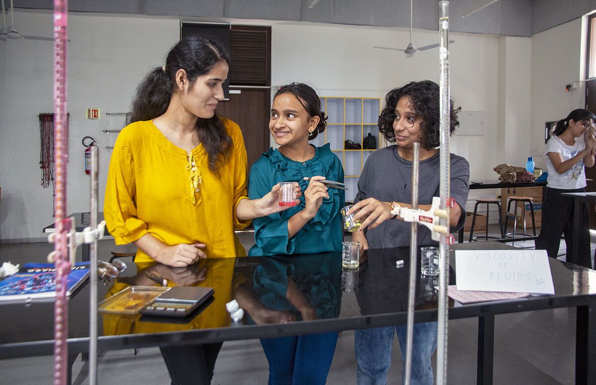 Students in lab- Bengaluru