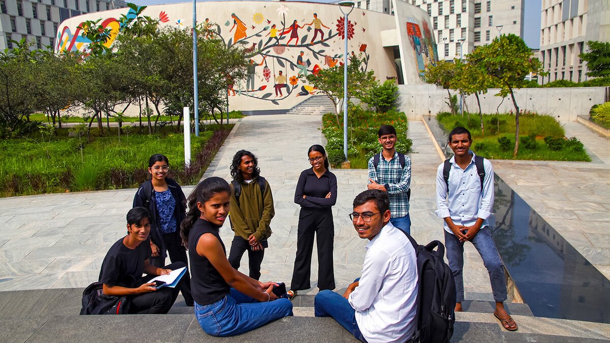 UG students seated in group