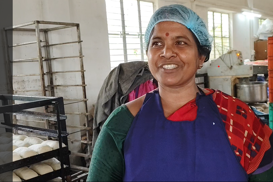 Bakery unit and Women worker