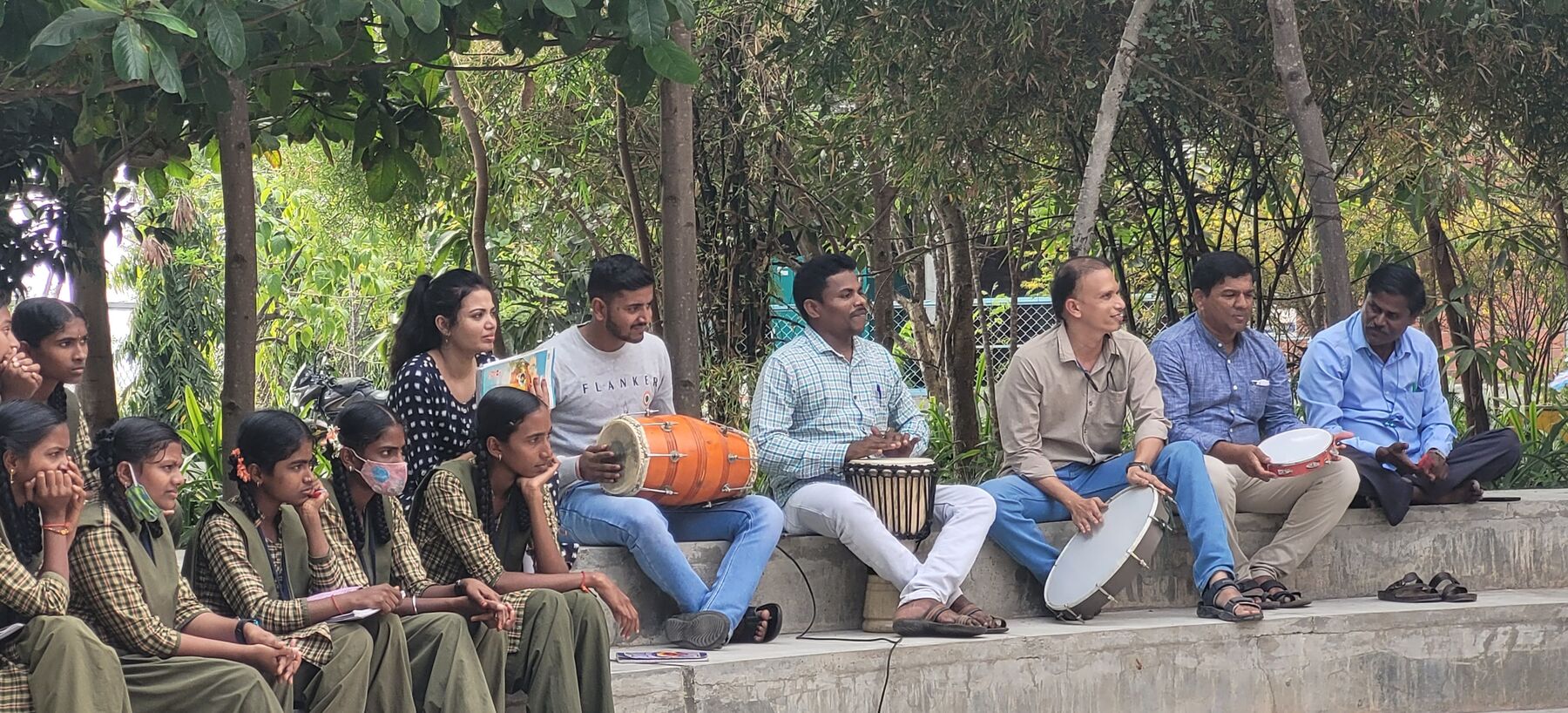 RoL Group playing instruments