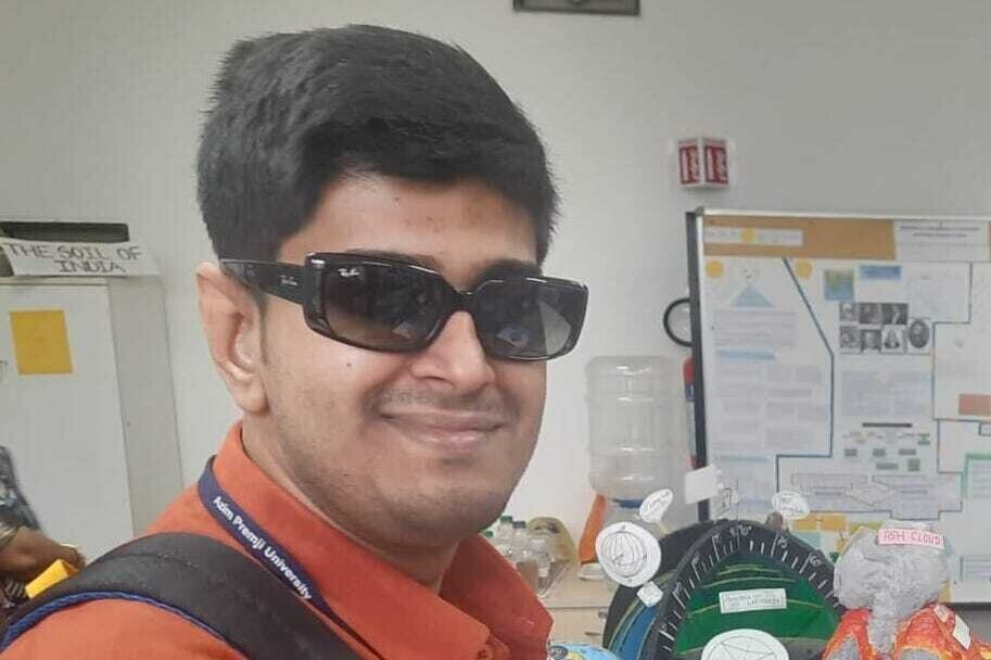 Dr Ishan Chakraborty at Geography lab