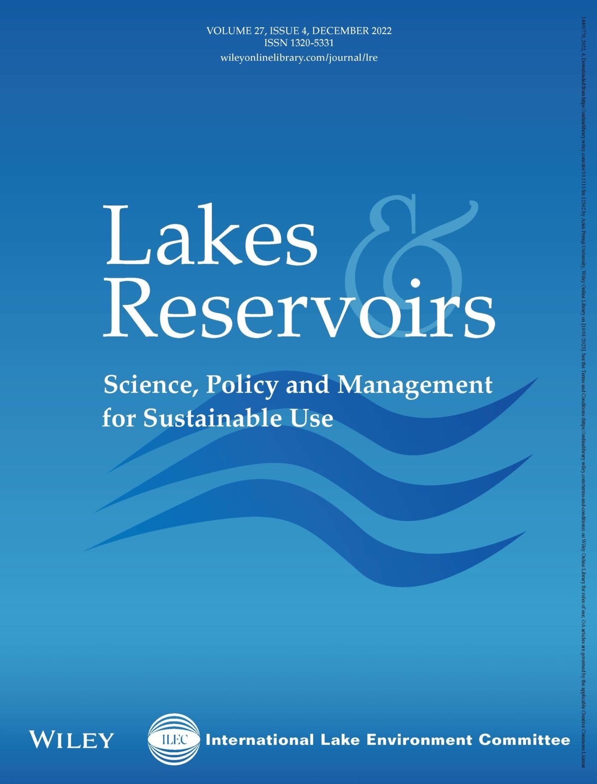 Lakes Reservoirs 2022 Issue Information Page 1