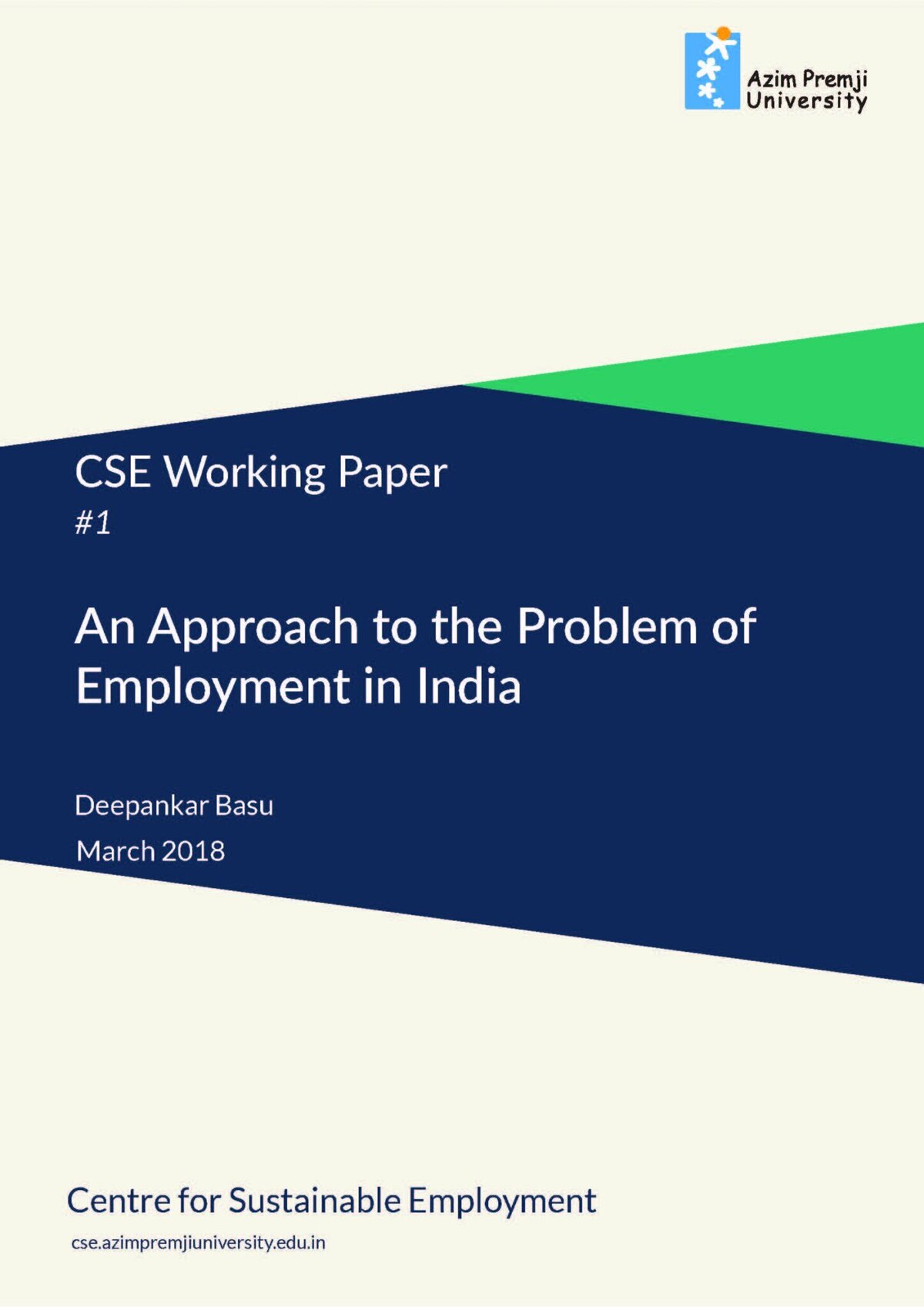 CSE working paper March 2018