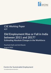 Did Employment Rise or Fall in India between 2011 and 2017