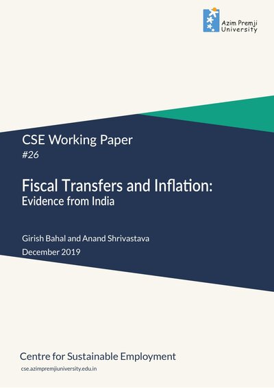 Bahl Shrivastava Fiscal Transfers Inflation December 2019