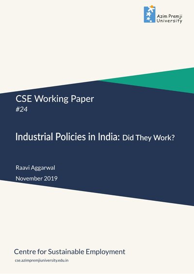 Raavi India s Industrial Policy November 2019