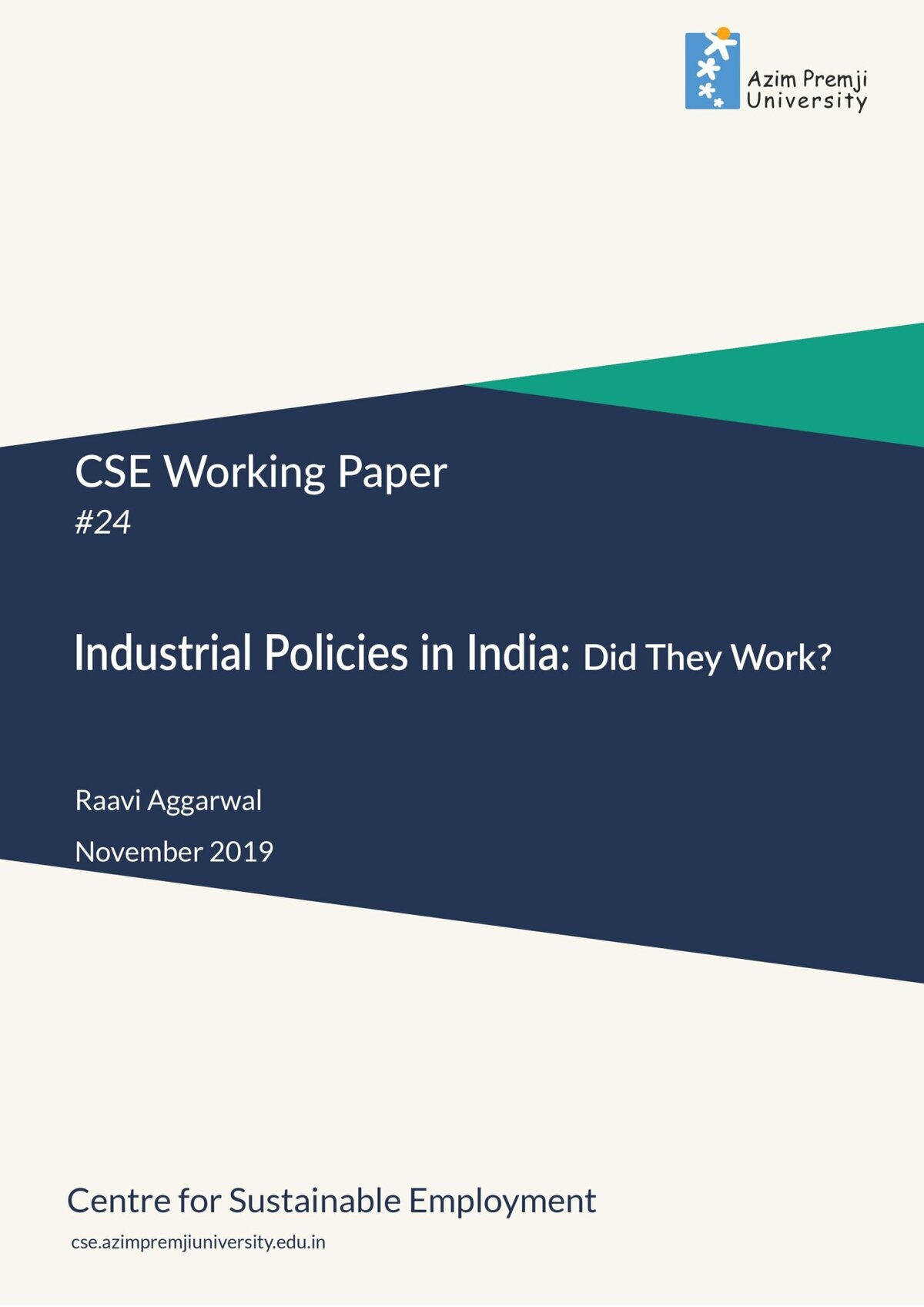 Raavi India s Industrial Policy November 2019