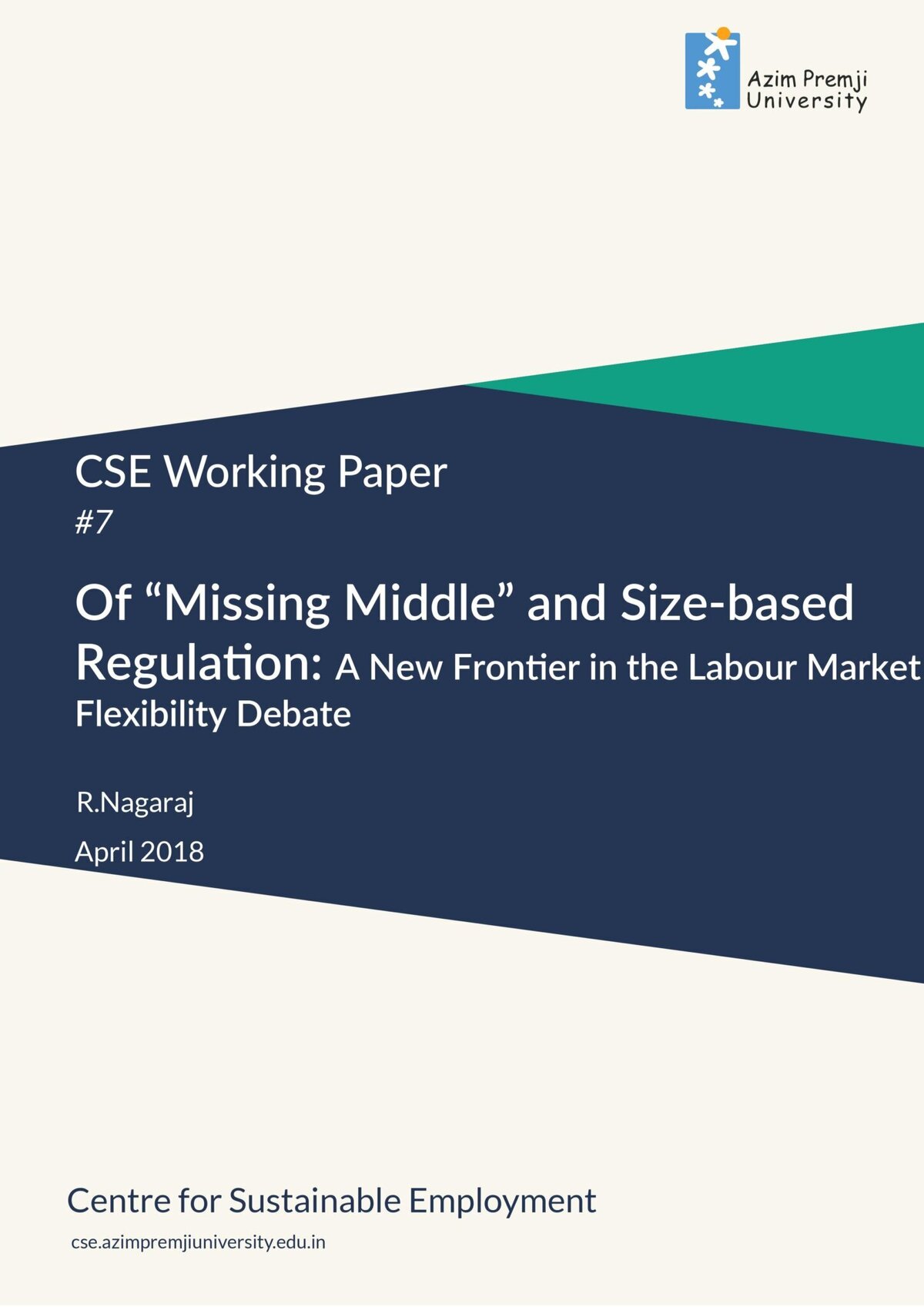 Nagraj Missing Middle And Size Based Regulations April 2018