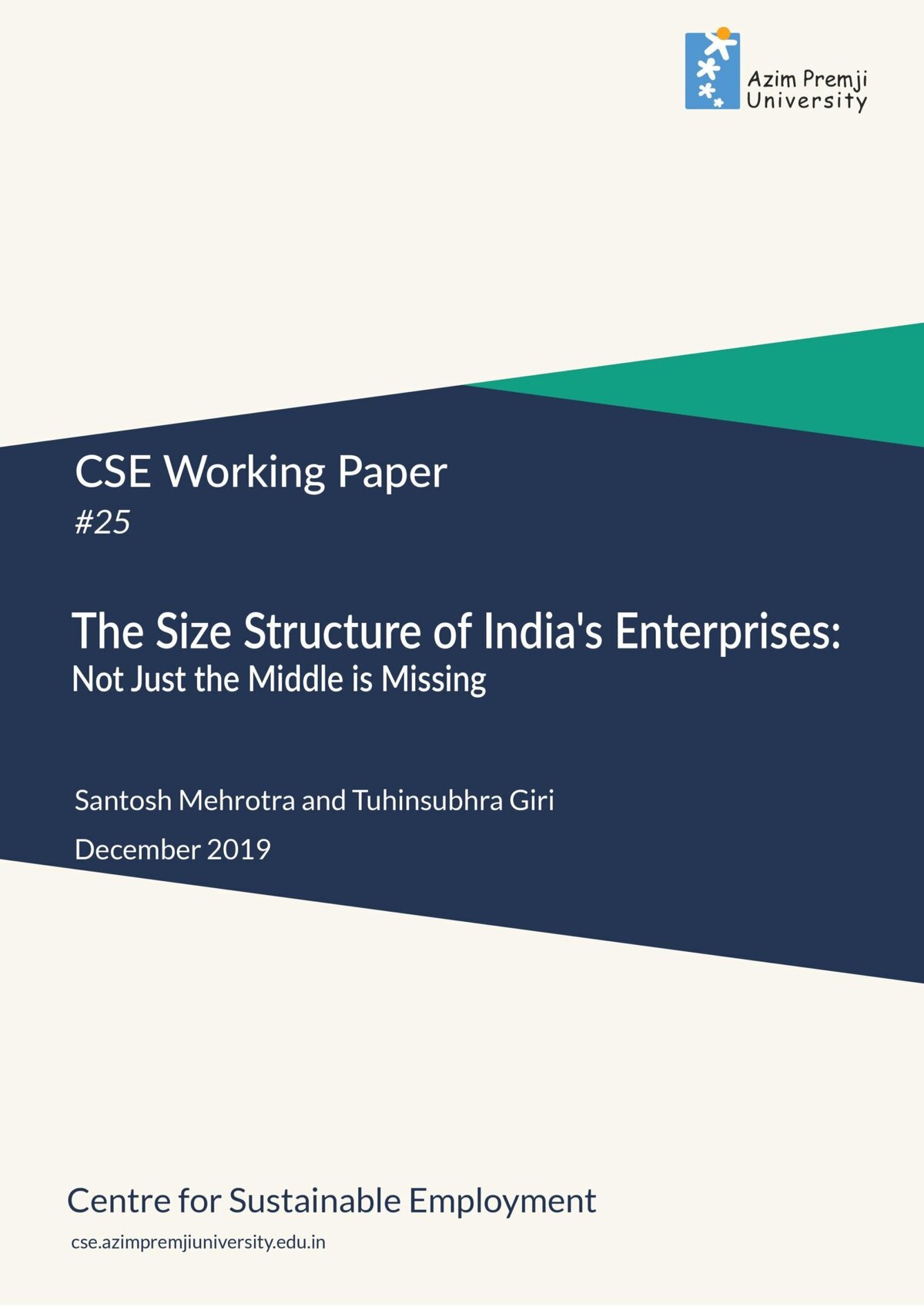 Mehrotra Giri Size Structure Indian Entreprises December 2019