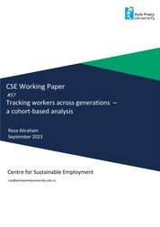 Tracking workers across generations a cohort based analysis