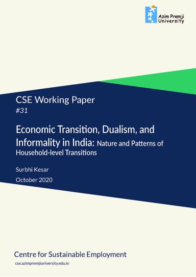 Kesar Economic Transitions Dualism Informality Oct 2020