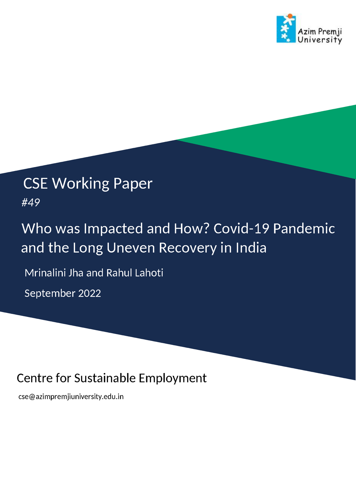 CSE working paper 49