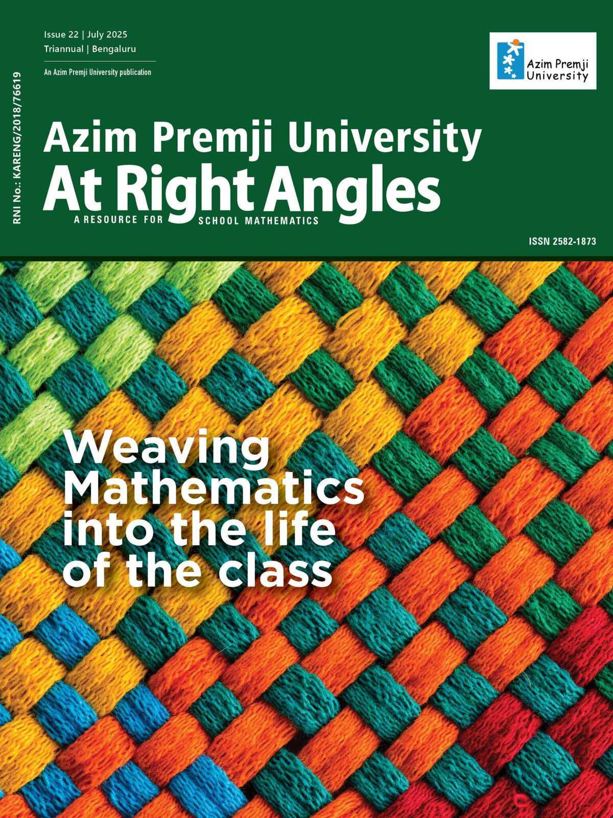 Cover At Right Angles English Issue 22 July 2025
