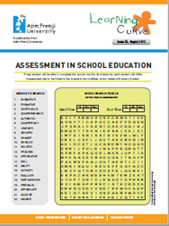 LC Issue 20 Aug 2013 Assessment in school education Cover Page