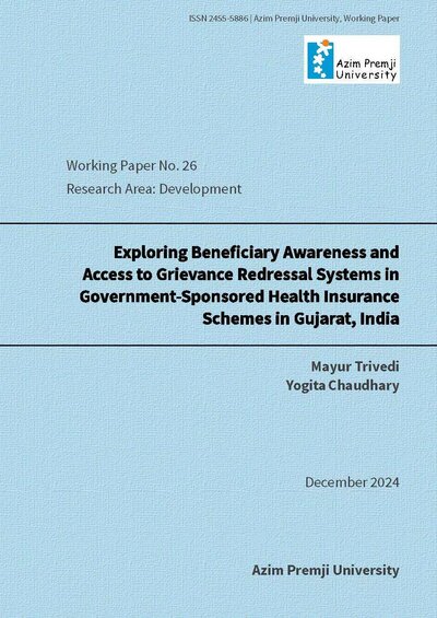 Trivedi M and Chaudhary Y 2024 APU Working Paper Series 26