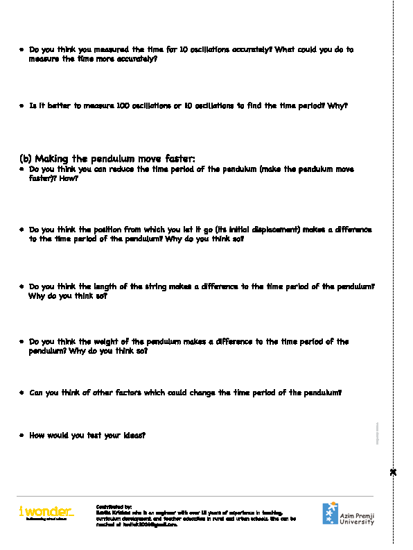I Wonder Issue 4 May 2020 time for a swing 4th may 2022 activity sheet 2 Page 2