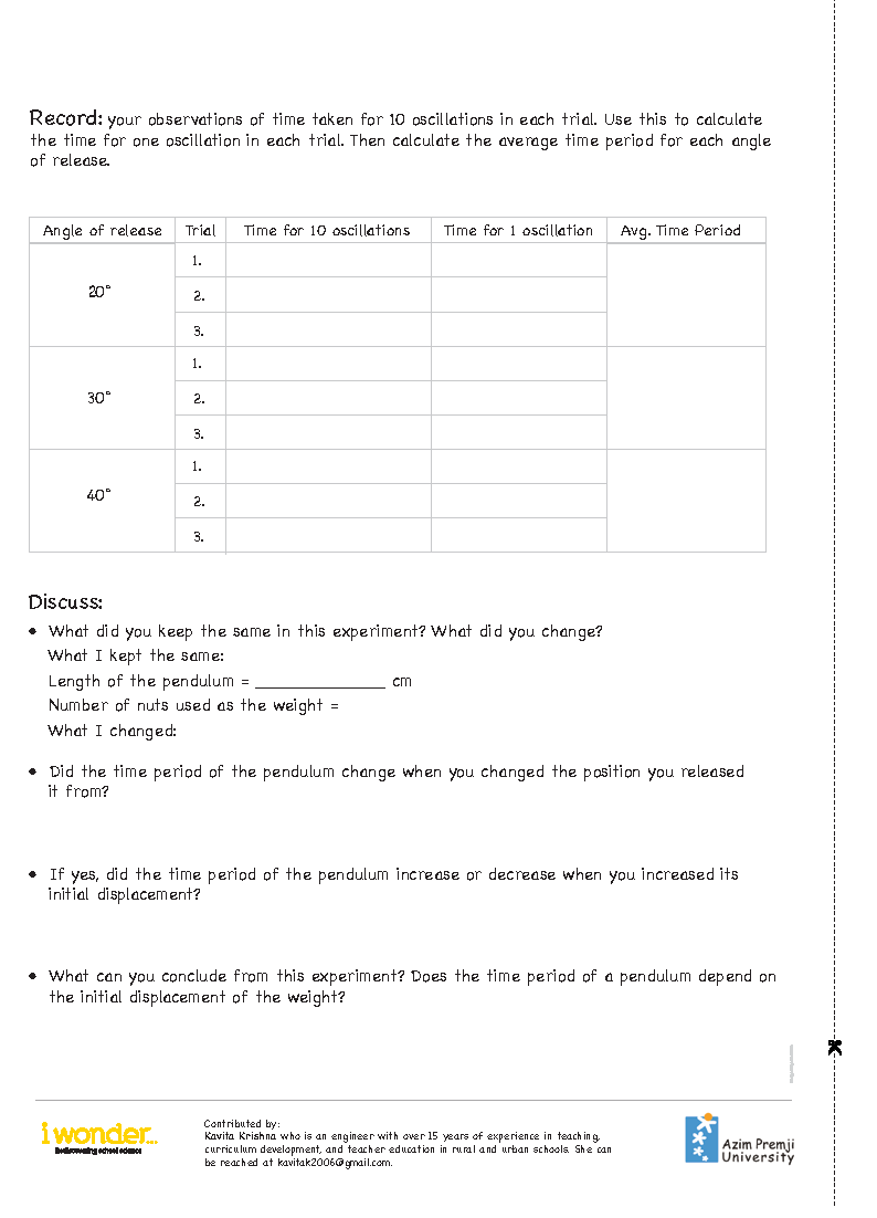 I Wonder Issue 4 May 2020 time for a swing 4th may 2022 activity sheet 3 Page 2