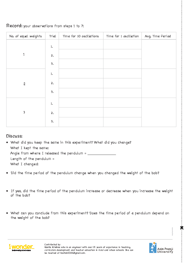 I Wonder Issue 4 May 2020 time for a swing 4th may 2022 activity sheet 5 Page 2