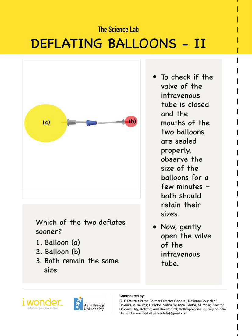 I WONDER MAGAZINE Issue2 Jan 2019 discovering science experiment 3 activity sheet 2