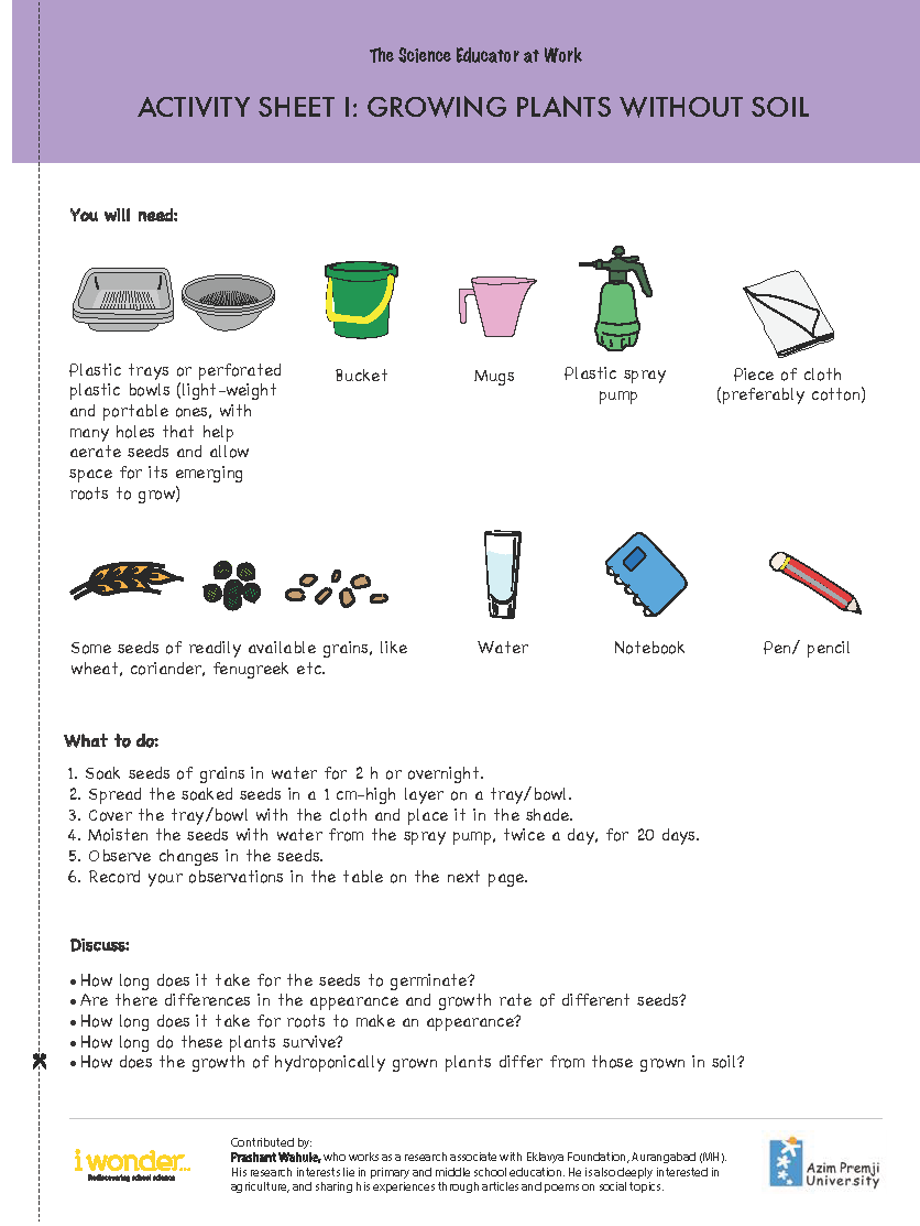 Hydroponic farming iwonder activity sheet1 Page 1
